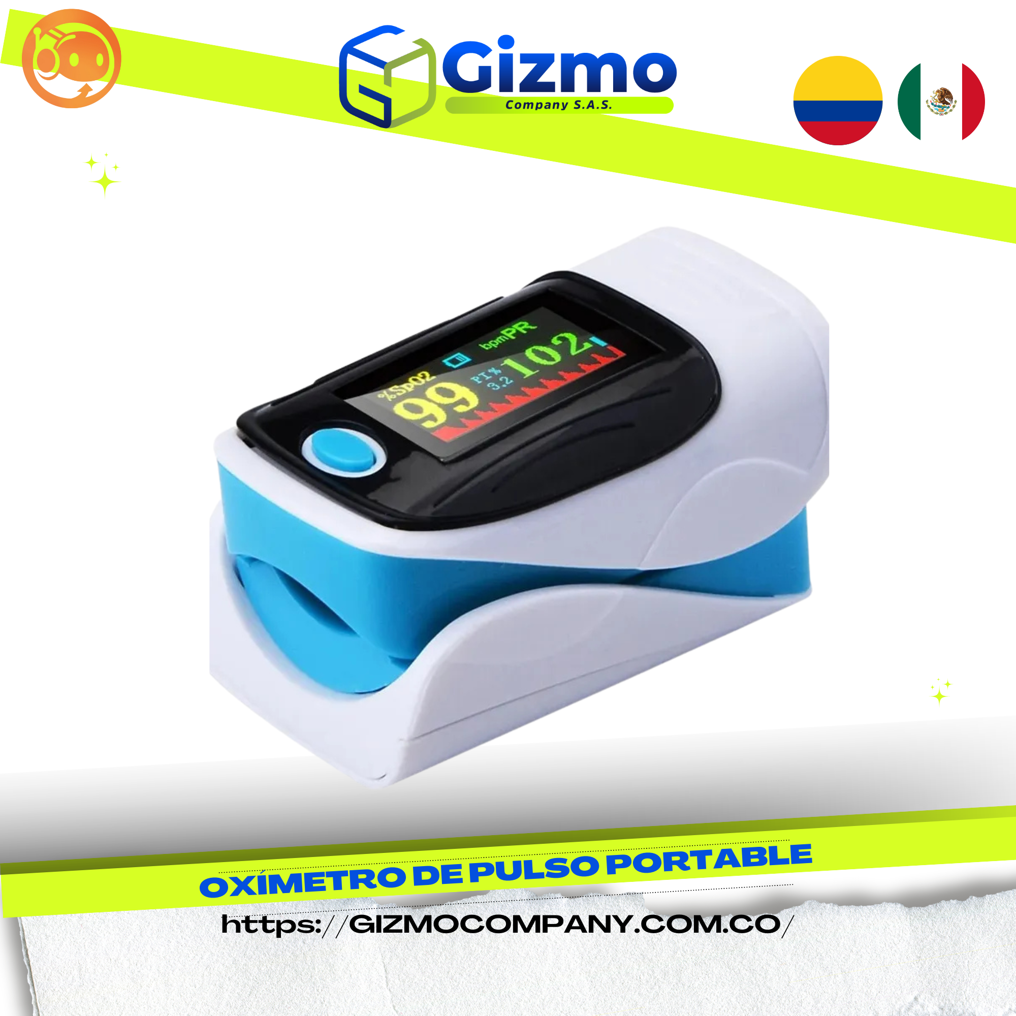 Oxímetro de Pulso Portable